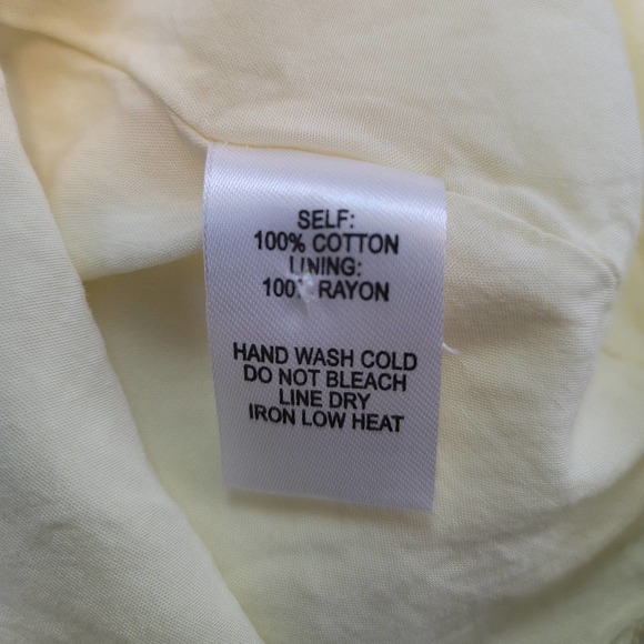 Lulu's Daydreaming Of You Yellow Swiss Dot Button-Front Mini Dress #376 - Picture 12 of 12